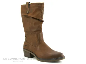 Achat chaussures Mustang Shoes Femme Botte, vente Mustang 1478-504-307 - Botte Femme marron cognac
