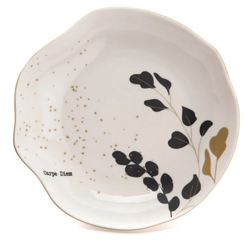 Assiette creuse carpe diem (lot de 6)