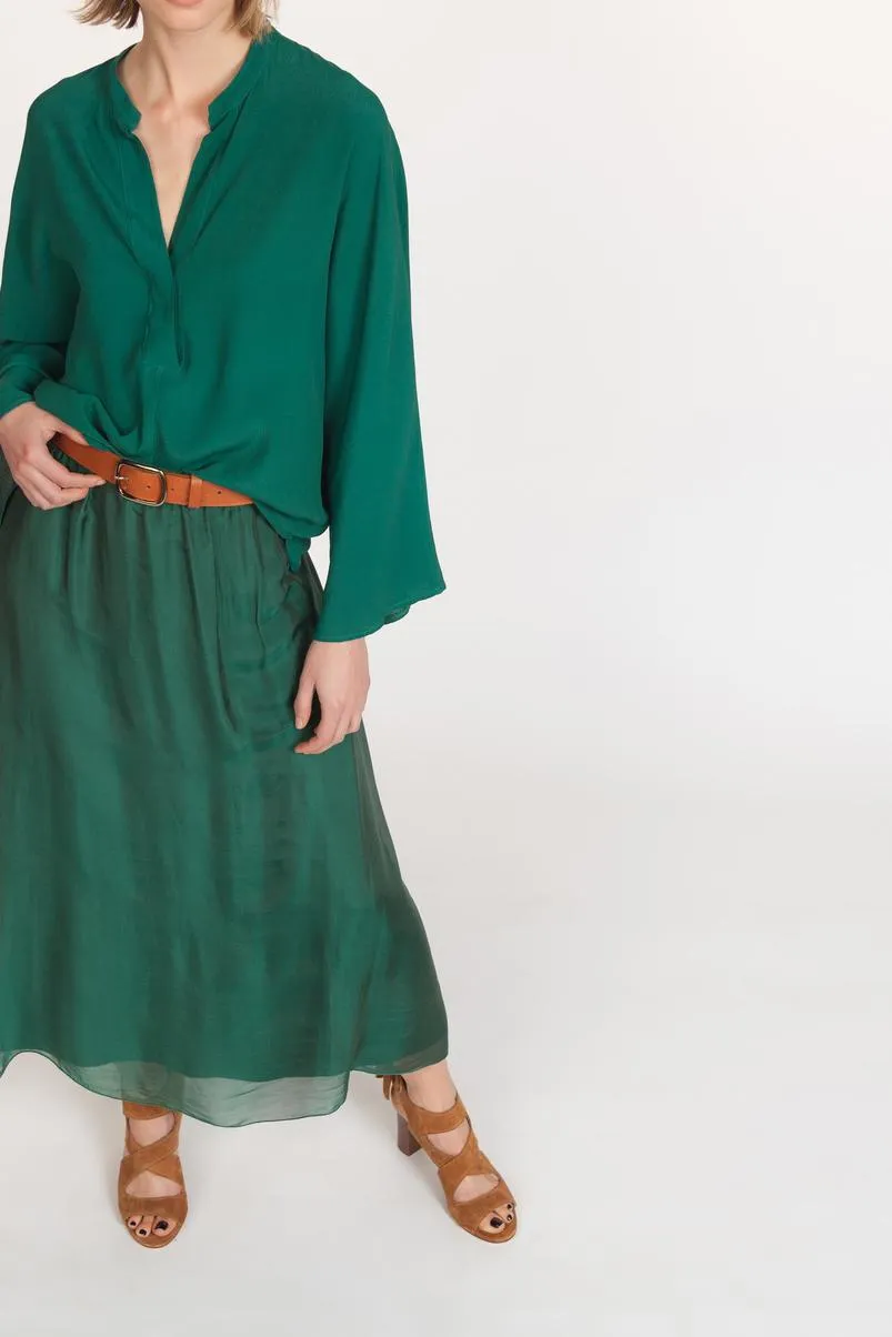 Blouse fluide manches chauve-souris - S/36