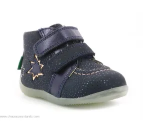 Bottines  Kickers BANGGY Marine Brillant