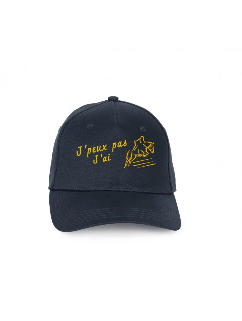 Casquette " Je peux pas j'ai équitation CSO" cheval