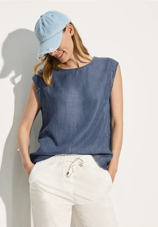 CECIL Blouse en lyocell 