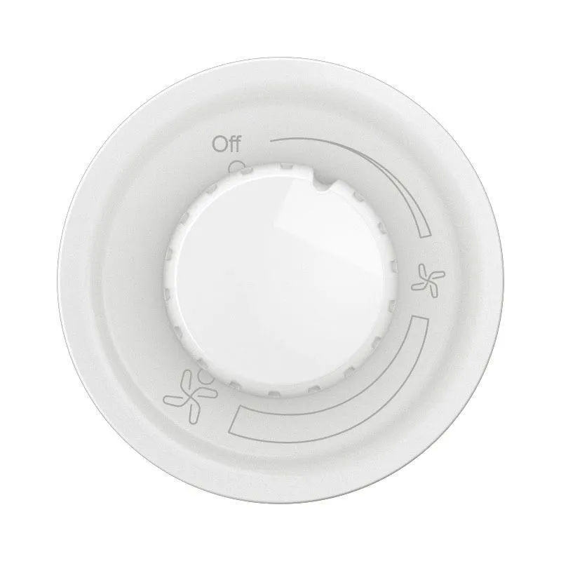 Enjoliveur inter variateur ventilateur de plafond Céliane - Blanc (CB0015)