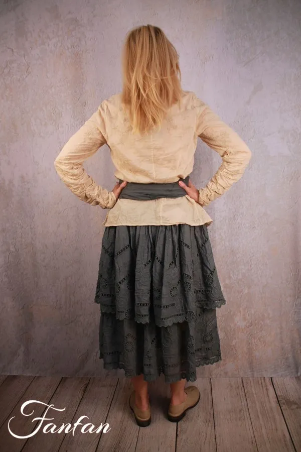 Ewa I Walla Blouse Mabel 44872 Brodée Ivory
