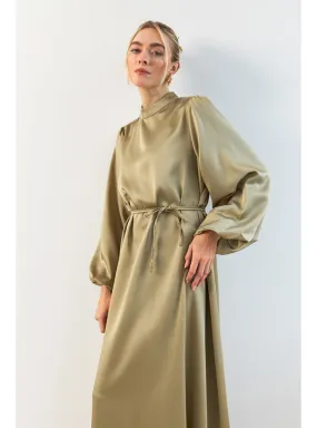 Green Almon - Modest Evening Dress