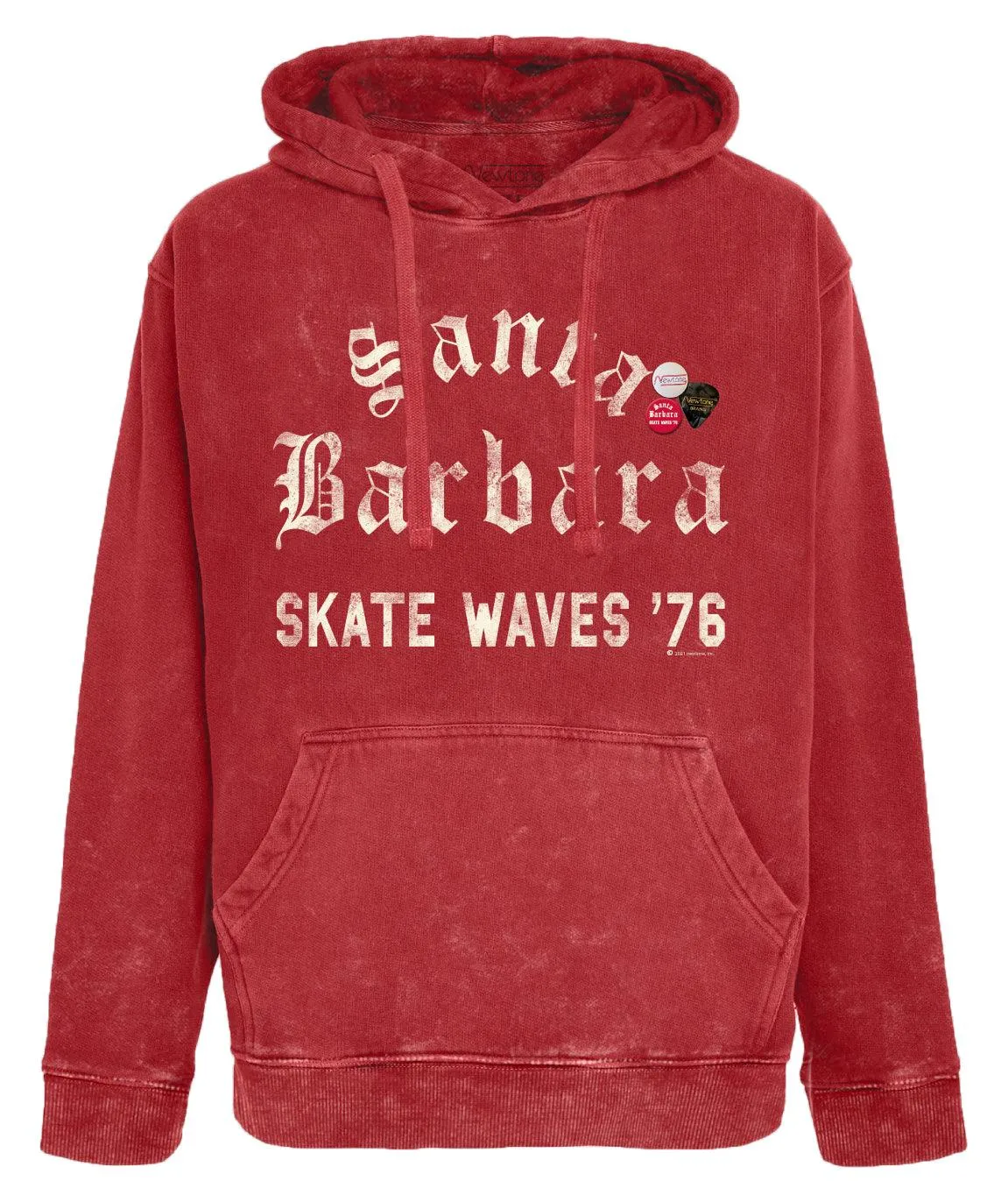 Hoodie jagger red acid BARBARA