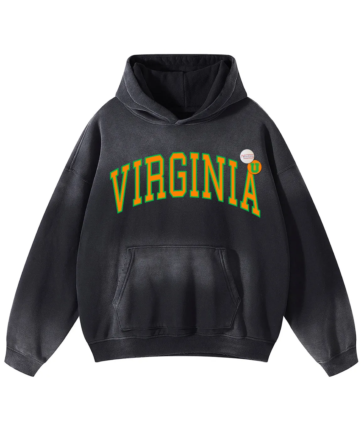 Hoodie skyler vintage black VIRGINIA