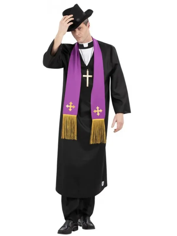 L'Exorciste : Costume du prêtre™ complet Sous Licence Officielle