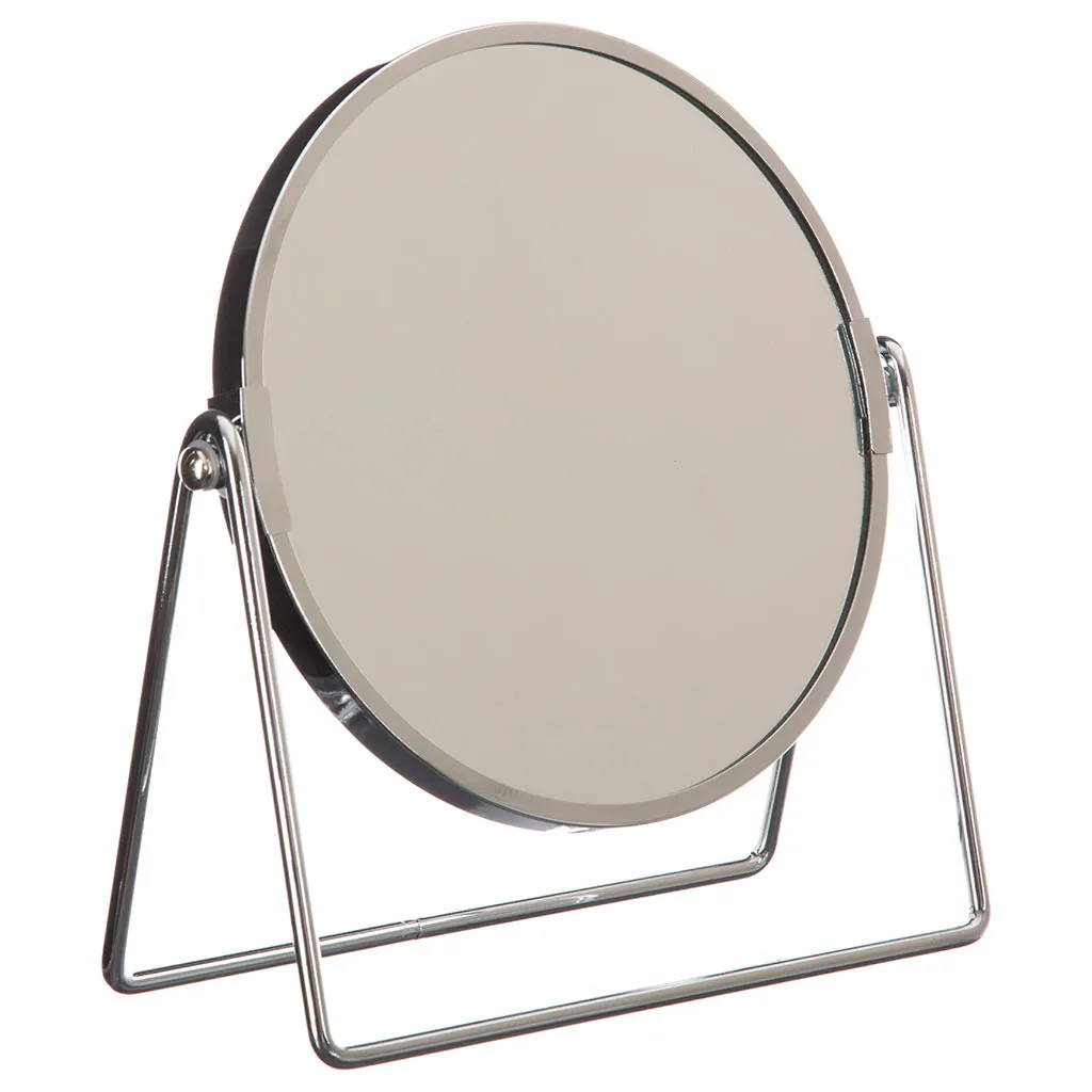 Miroir balançoire à poser chrome D 20cm 