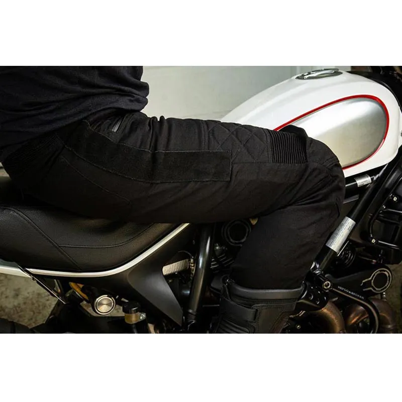 Pantalon moto SERGEANT 2 Noir AAA | Fuel Motorcycles