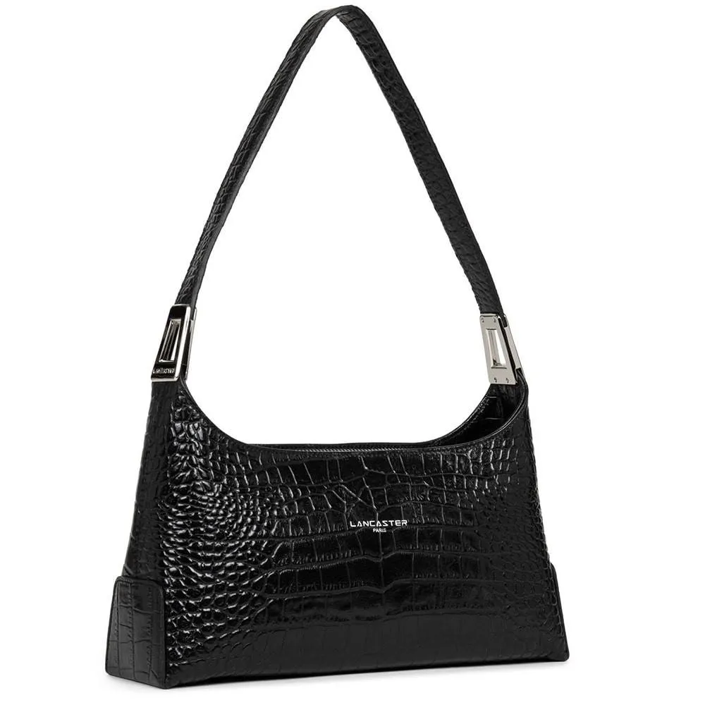 Sac Baguette Lancaster Exotic Croco Porté Epaule 426-87
