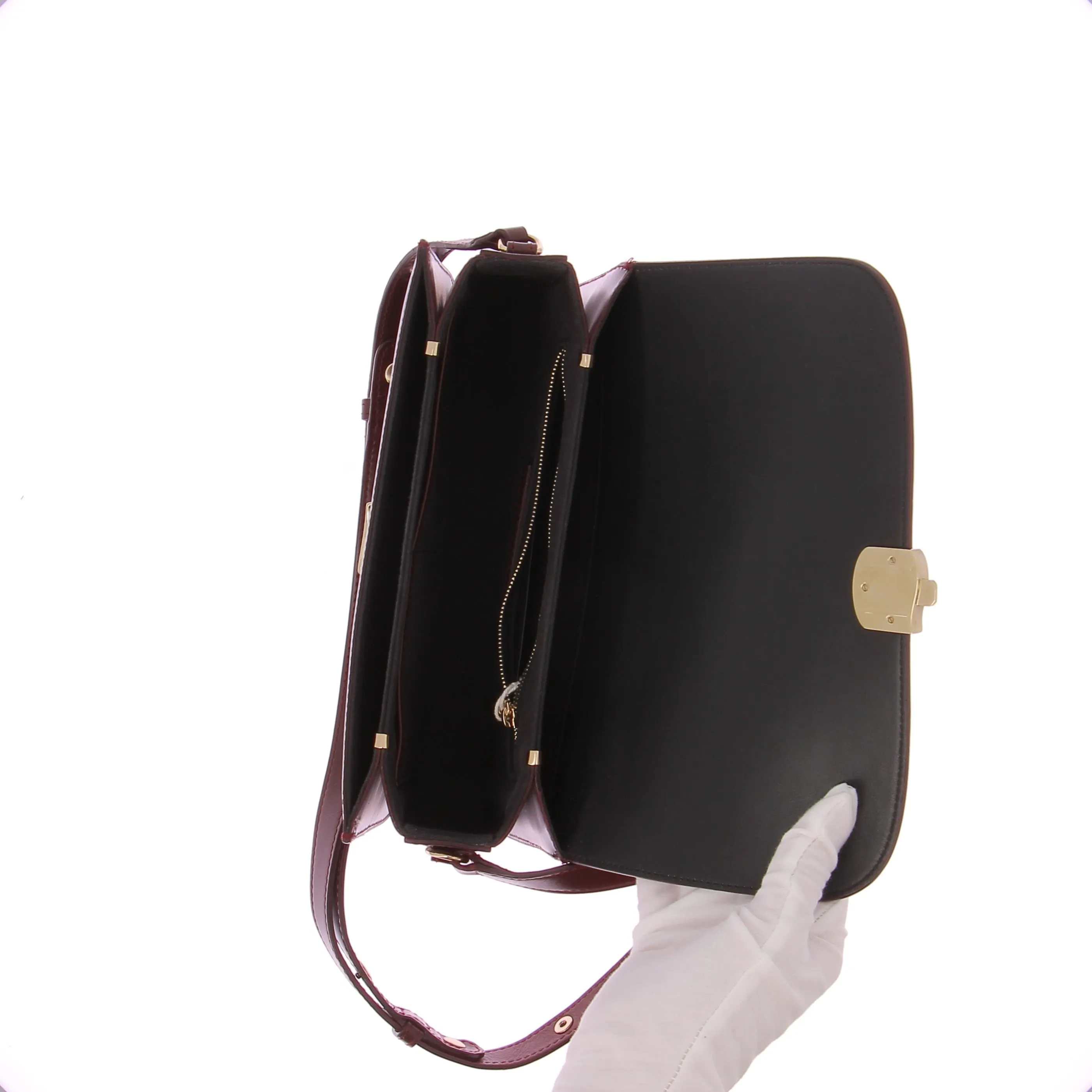 Sac bordeaux glacé Milo