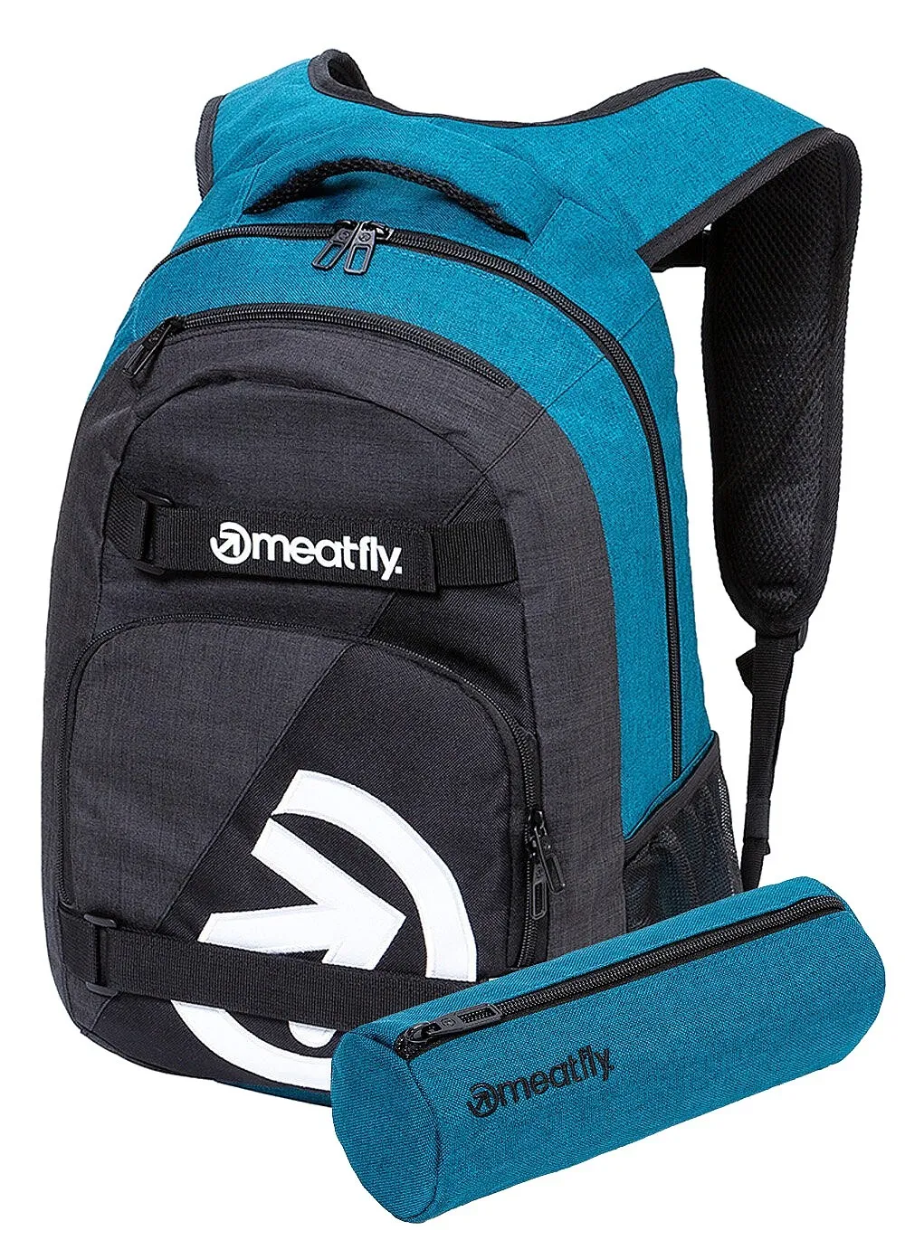 sac à dos Meatfly Exile - Petrol Heather/Charcoal Heather