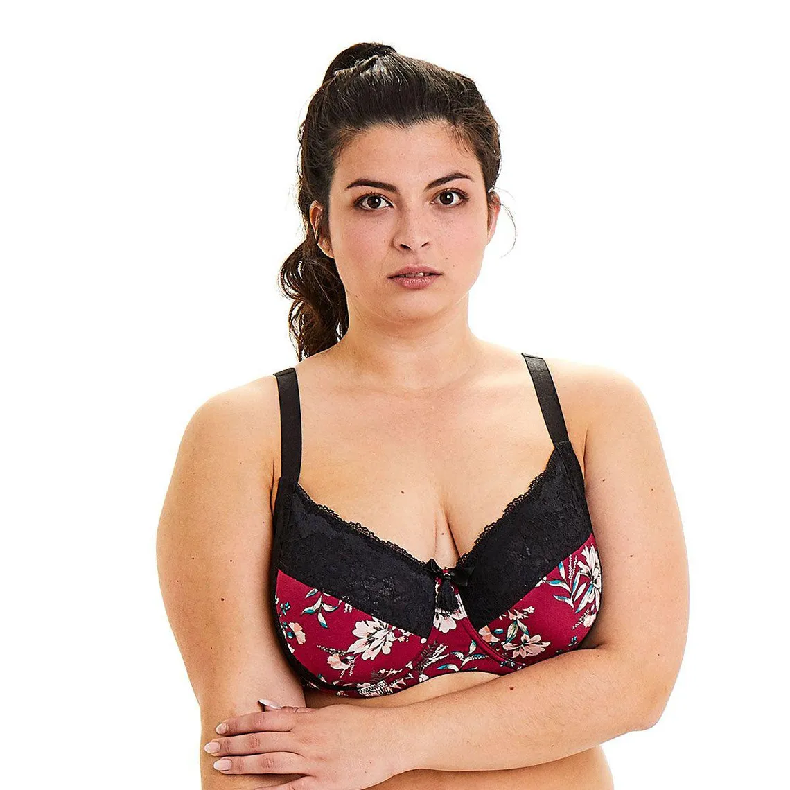 Soutien-gorge emboîtant armatures - Rouge Pomm Poire | 3 Suisses