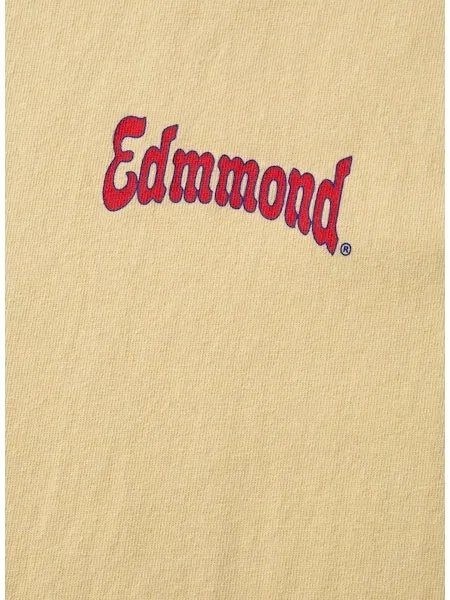 T-Shirt Edmmond Studios Homme Curly Shield Plain Yellow