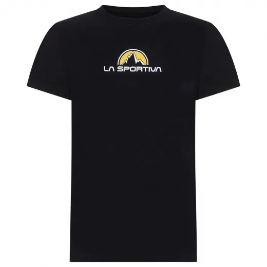 T-shirt footstep black