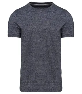 T-shirt manches courtes vintage - KV2106 - bleu nuit chiné - homme