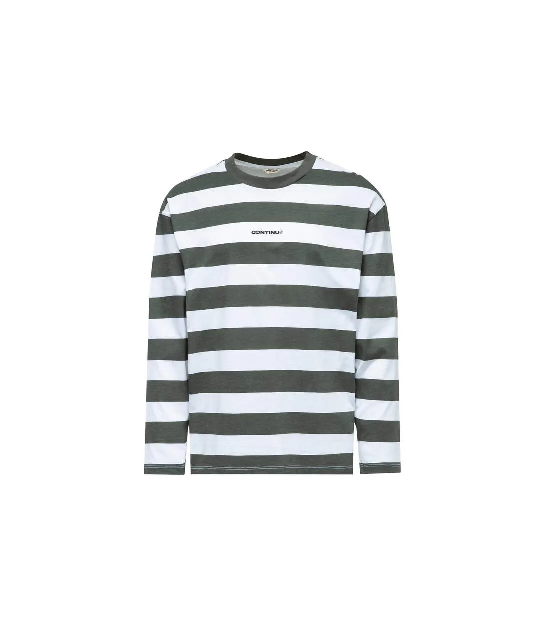 T-shirt striped print adulte gris Hype