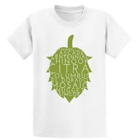 T-Shirt Types De Houblons