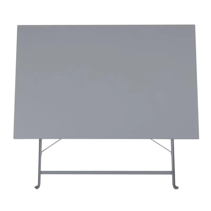 Table de Terrasse Pliable Grise - 1100 x 700 mm - Bolero