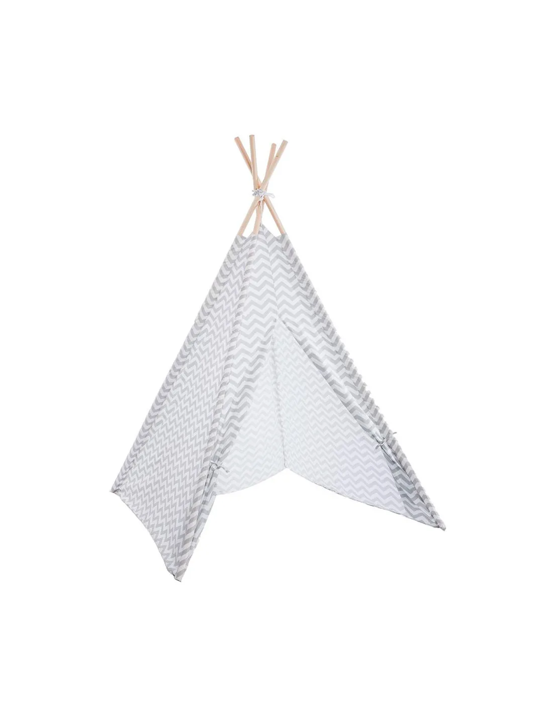 Tipi Gris Avec Couvercle De Rangement 160x120x120cm - 83614