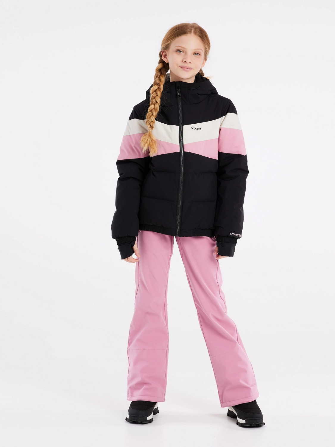 Veste de Ski Protest Fille Prtsiskin Jr True Black